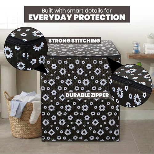Image of DREAM CARE Waterproof & Dustproof Washing Machine Cover Top Load & Semi Automatic Suitable for 7 kg, 7.2 kg, 7.5 kg (83 x 95 x 51 cms)
