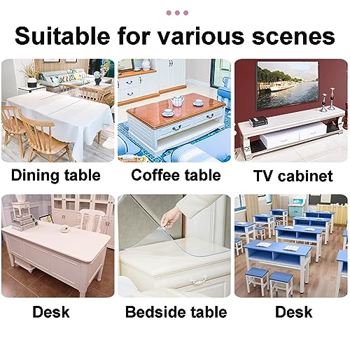 Protecteur de table transparent haute densité pour meuble design