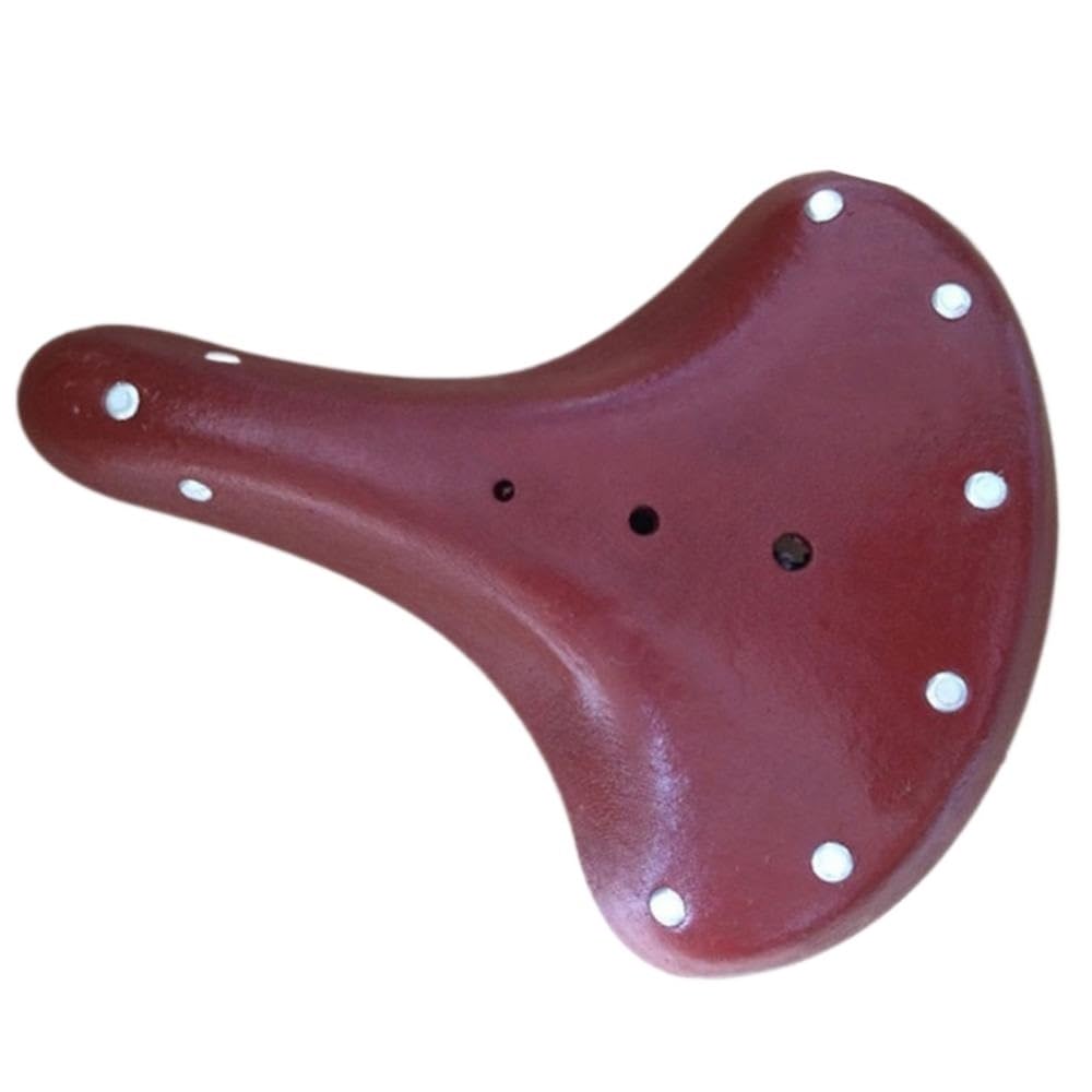 Sella Bici Sella da bicicletta in pelle vintage retrò, comodo cuscino, sostituzione del cuscinetto sportivo for bici strada MTB