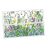 artibetter 2 pz adesivo murale piante verdi e fiori piante adesivi per porte arredamento della camera dei bambini ornamento adesivo da parete posacenere floreale adesivi murali pvc fresco