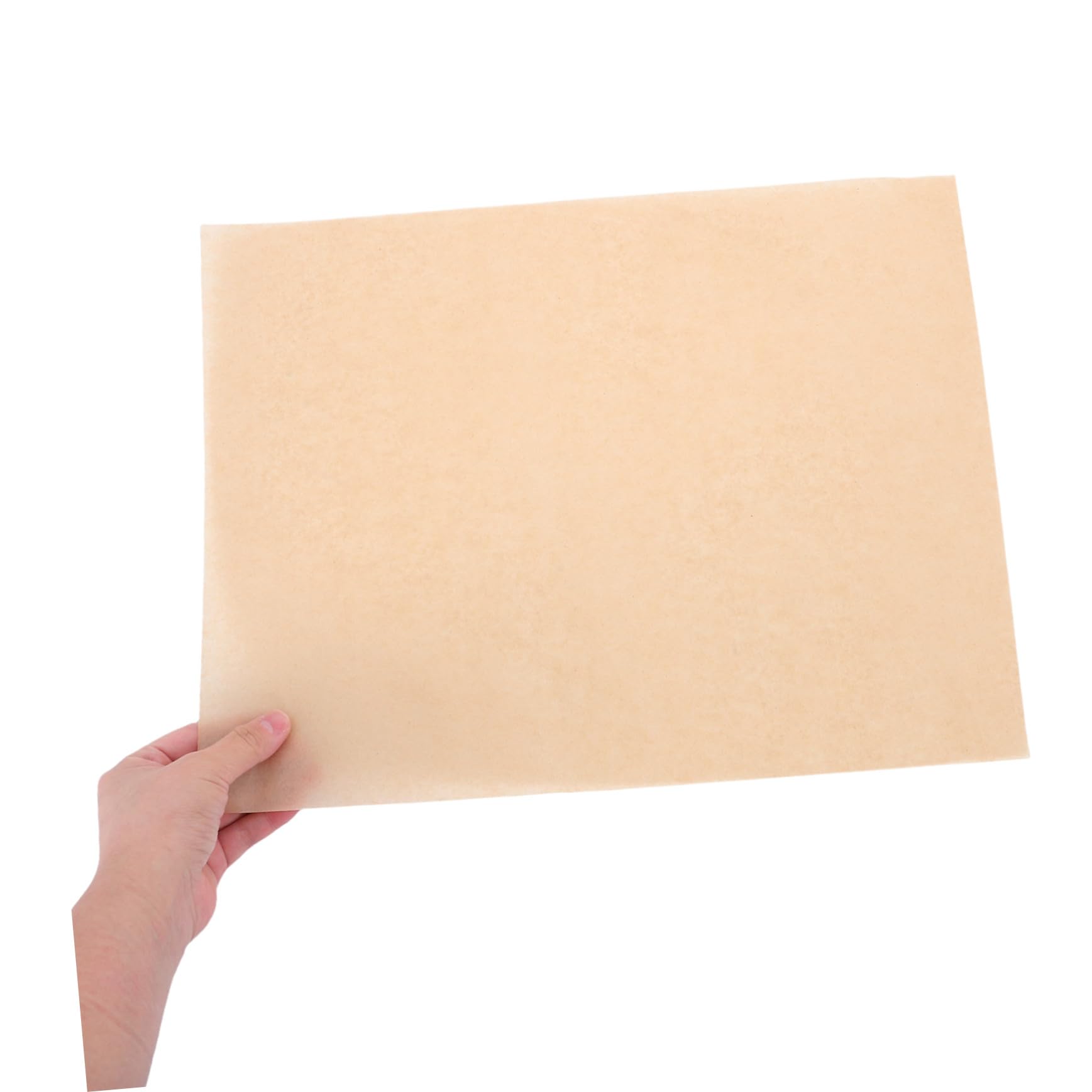 PRETYZOOM 300 Piezas Papel De Silicona Para Hornear Revestimiento De Papel Marrón Antiadherente Asar