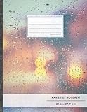 Kariertes Notizbuch • A4-Format, 100+ Seiten, Soft Cover, Register, Mit Rand, „Scheibe“ • Original #GoodMemos Quad Ruled Notebook • Perfekt als Matheheft, Skizzenbuch, Arbeitsheft, Tagebuch