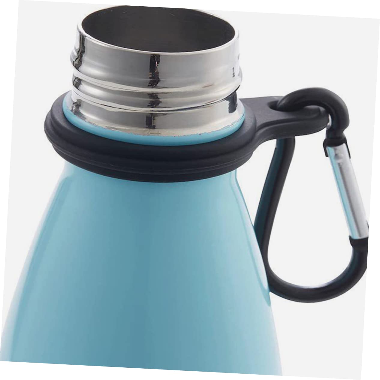 Toddmomy Porte-Bouilloire Bouteille d'eau Randonnée Bouteilles d'eau Clip De Boucle De Bouteille Suspendue Pince À Bouteille Suspendue Métal Noir