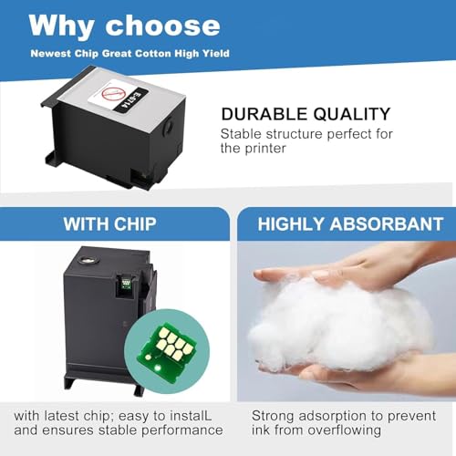 Image of E6714 Maintenance Box with Chip Compatible for EPSON WF - C878R,WF - C879R,WF - C8190,WF - C8690,WF - C869R Printer (T6714 Maintenance Box with Chip)
