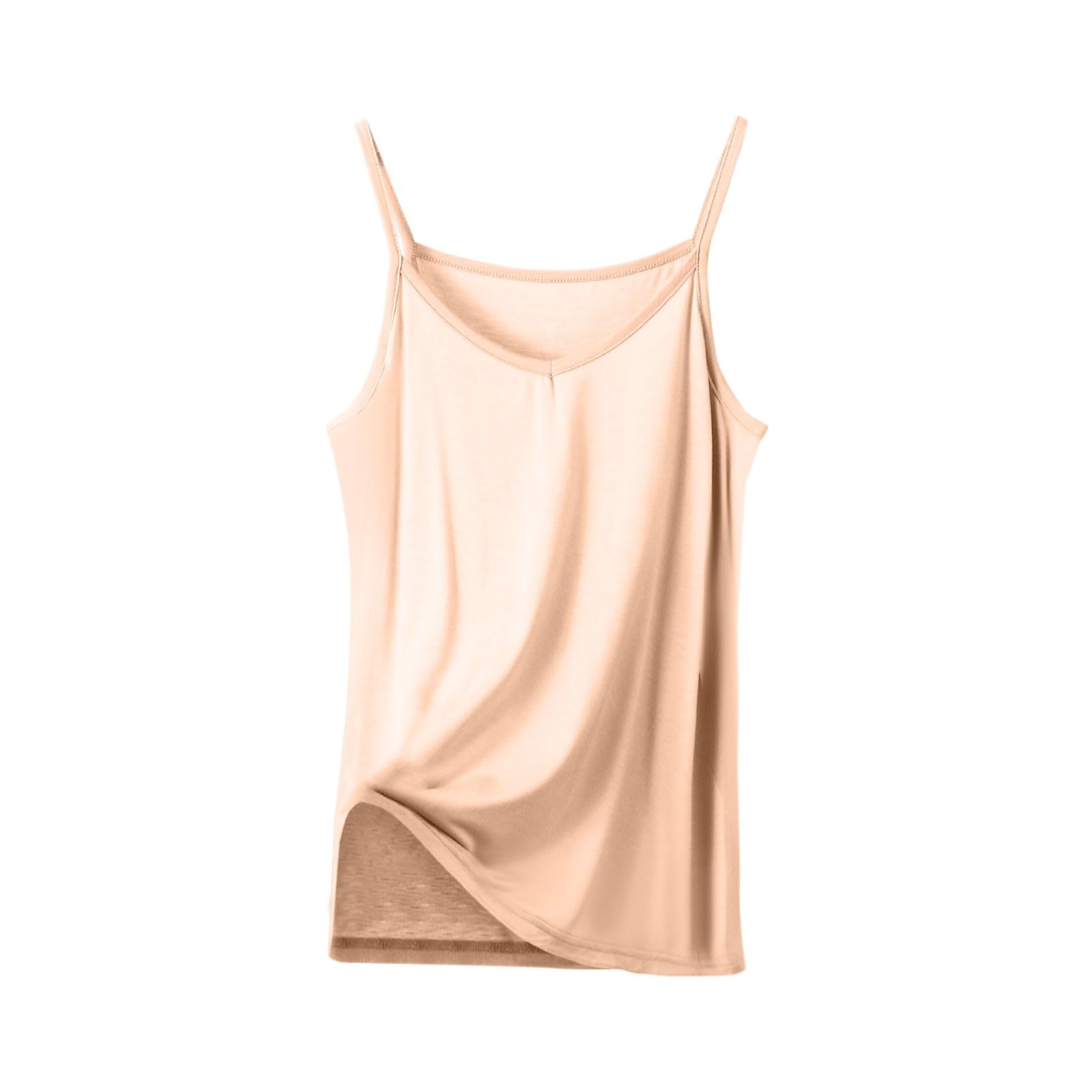 Plus Size Tank Top for Women V Neck Spaghetti Strap Camisole Summer Casual Loose Fit Sleeveless Cami Tops