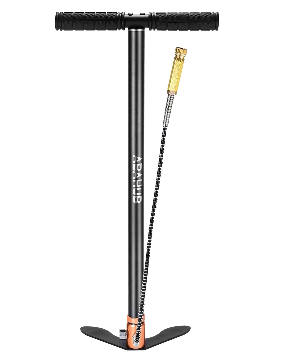 Abahub Hochdruck Handpumpe 3-stufige Luftgewehr PCP Pumpe, 4500/6000 psi mit Manometer für Luftpistole Kajak SUP Bootsreifen Autoreifen Motorrädern