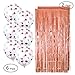 Bachelorette Party Decorations Metallic Photo Booth Tinsel Backdrop Door Curtains Confetti Balloons Party Supplies