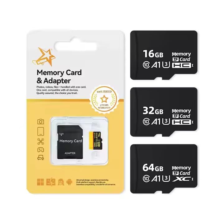 Image of Micro SD Card - High Speed MicroSD Memory Card Class 10 UHS-I - Micro SDXC TF Card for Android Smartphone, Tablet, GoPro, Camera, Nintendo Switch, Dash Cam, Drone (128, GB)