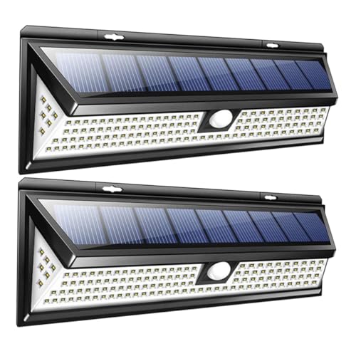 Applique solaire extérieure LED TEHAUX anti zone sombre avec détecteur de mouvement pour garage