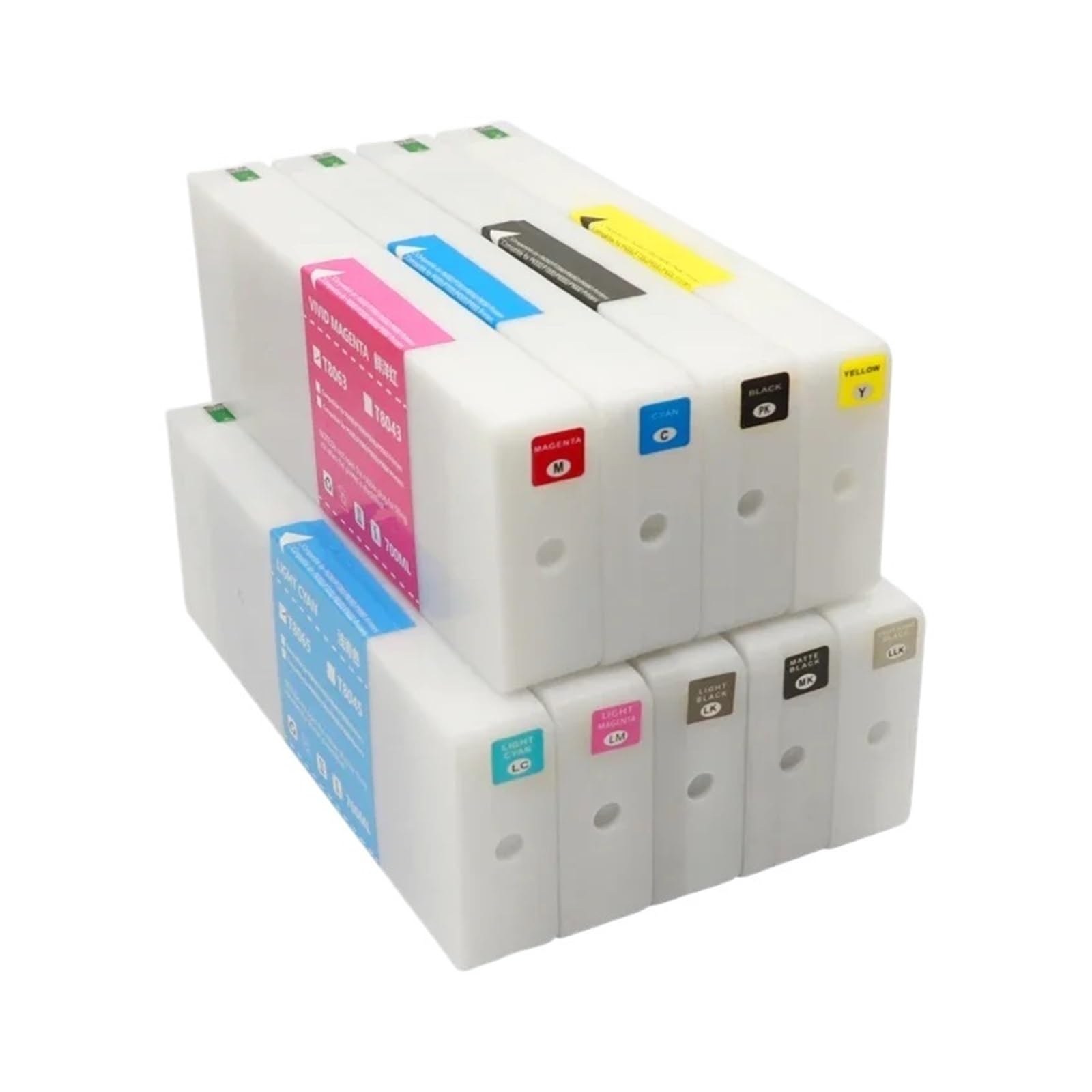 Compatibile con Epson, cartuccia T8041 P6000 P7000 | Inchiostro pigmentato T8041-T8049 con chip monouso for SureColor P6000 P7000 P8000 P9000(EU.T8048-MBK)