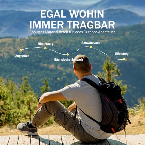 Merino Protect Camiseta Lana Merino Hombre Antiodor Funcional Ligera Interior Térmica para Senderismo y Viajes