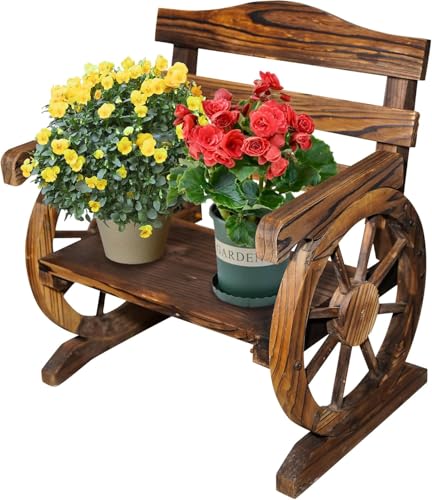 LIQING Garden Decor- Planter for Outdoor Plants, Flowers, Herbs &