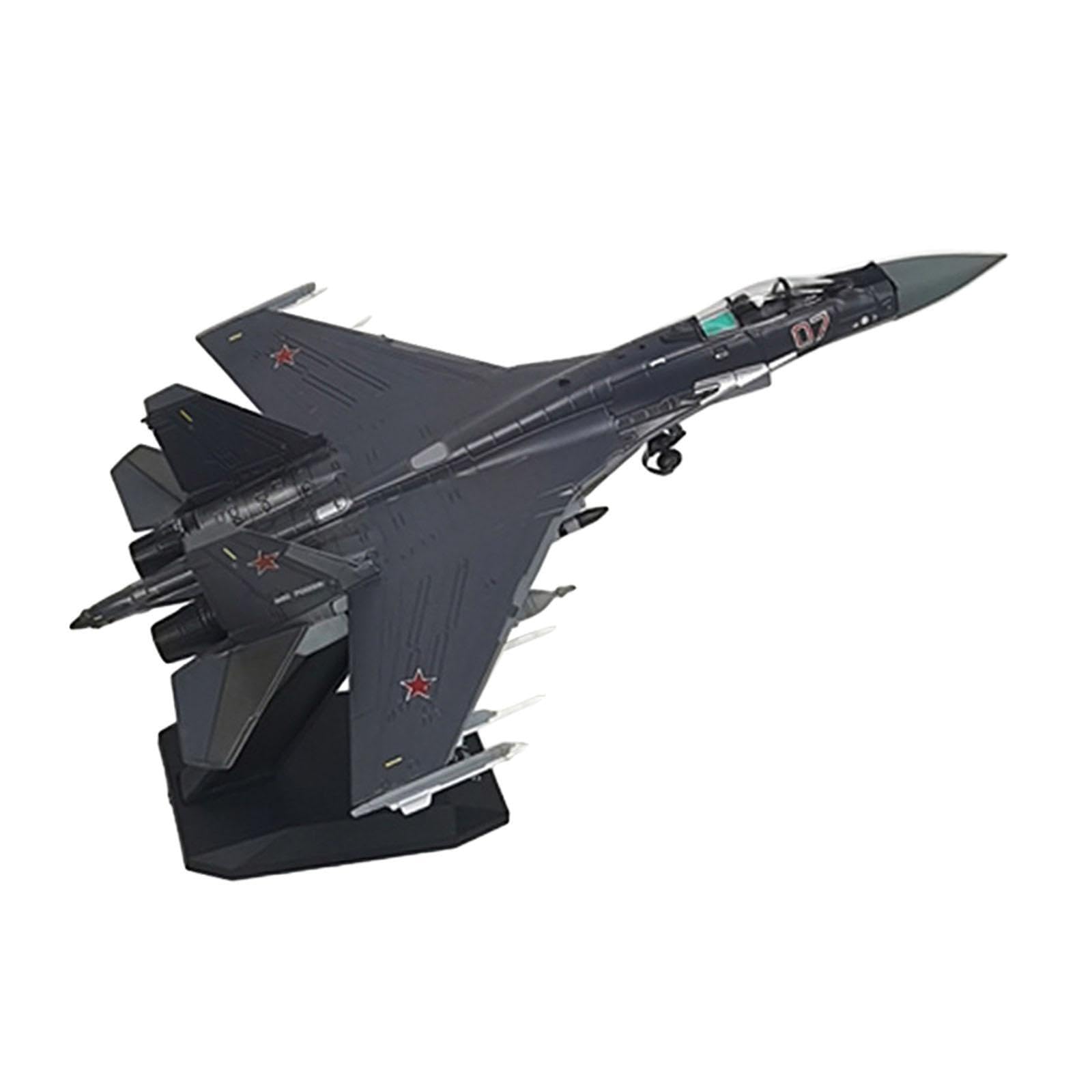 Modellino di aereo da caccia pressofuso in Per scala 1/100, articolo da regalo per studenti che studiano i principi dell'aviazione e la degli aerei.