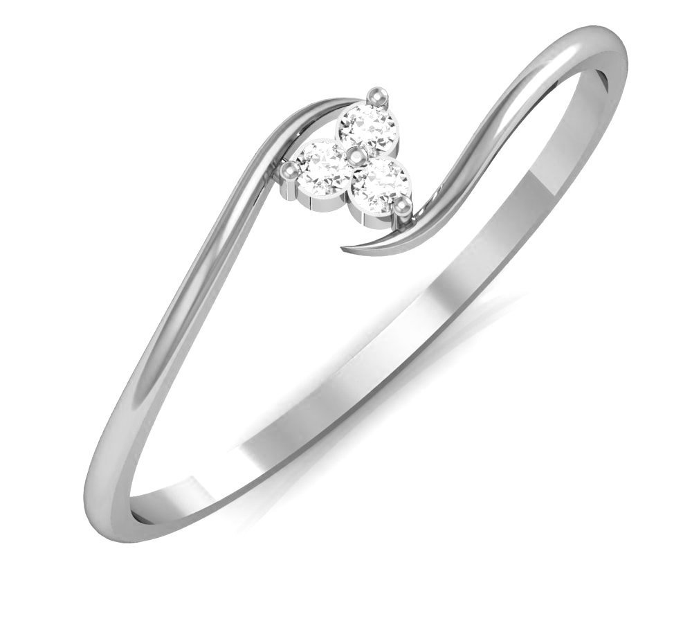 avsar 14k (585) White Gold Ring-picture-24