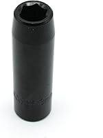 Vista 1 de TEMO Enchufe profundo de impacto Cr-V de 6 puntos y 1/2" de 0.512 in (33/64 pulgadas)