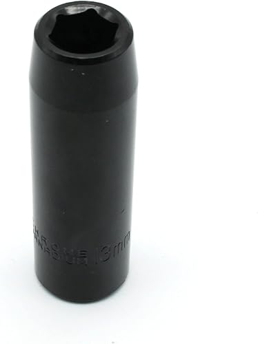 TEMO Juego de 14 puntas métricas de impacto profundo Cr-V, 6 puntos, 0.394 in - 0.945 in (2564 pulgadas - 1516 pulgadas)