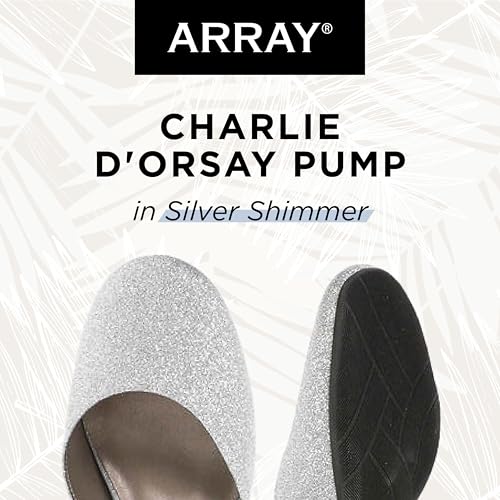 ARRAY Women's Charlie D'Orsay Low Heel Pump with Ankle Strap2