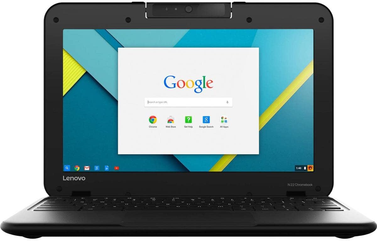 Lenovo 80SF0001US 11.6" HD N22 Chromebook Intel N3050 2.16GHz 4GB RAM 16GB SSD Drive Bluetooth 4.1 HDMI WiFi Chrome