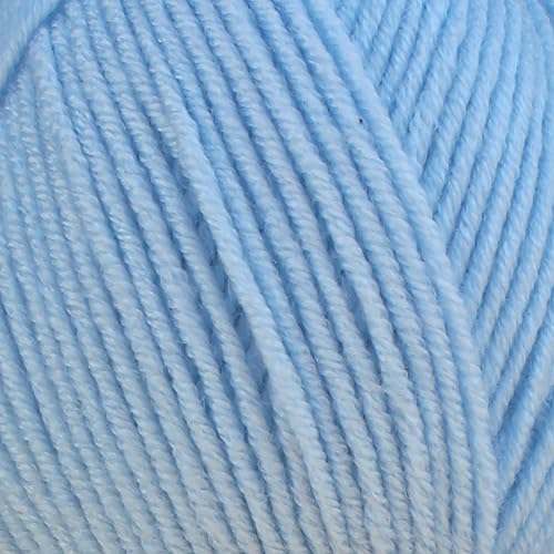 Image of Baby Dream Soft Yarn - 100% Acrylic, Premium Anti-Pilling, 3.5 oz (100g), 273 yds - Soft Yarn for Crochet and Knitting Projects (Baby Blue)