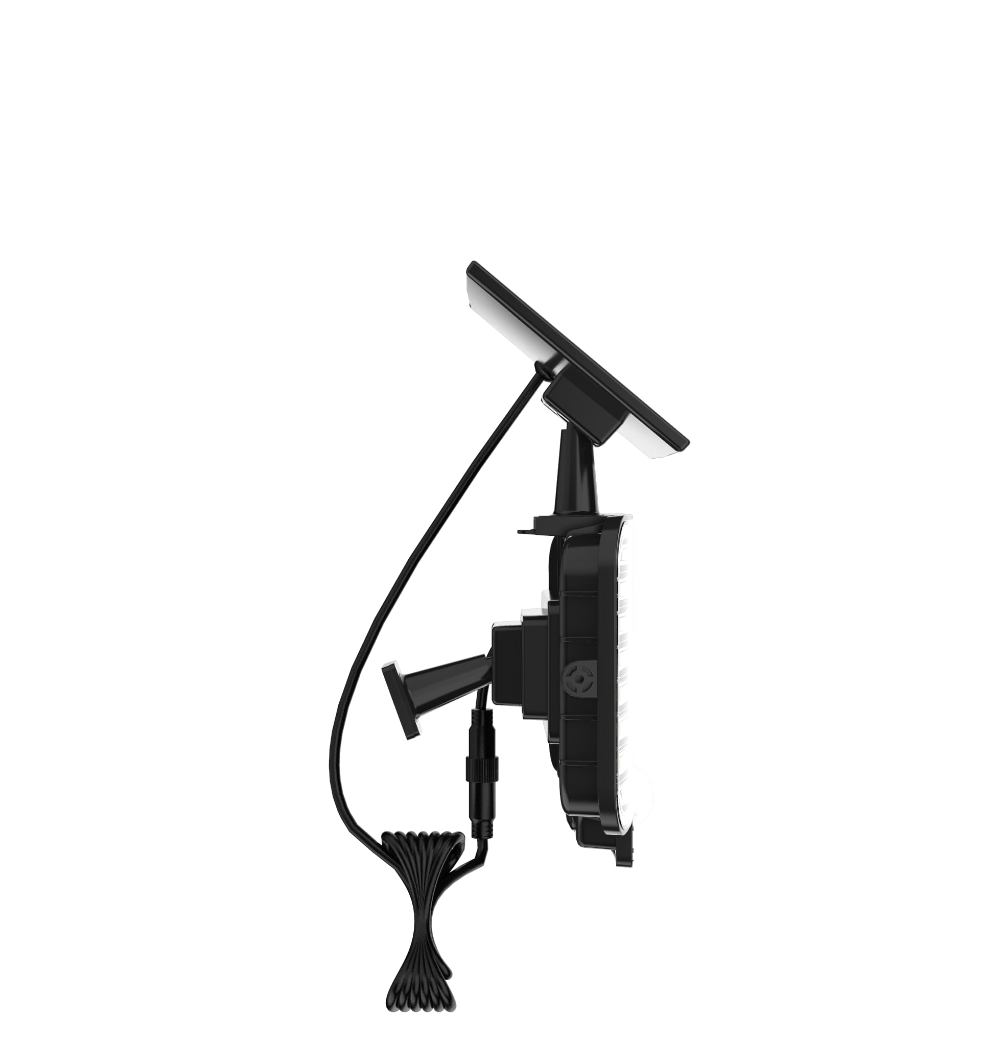 Lumisky Brightly LED-Solarspots, leistungsstark, Weiß, mit Bewegungsmelder, schwenkbar und Solarpanel, ideal für Garten, Terrasse und Außenbereich, 2 Stück
