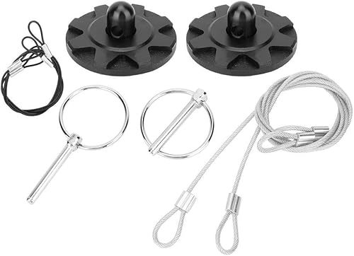 Qii lu Hood Pin Lock, Universal CNC Billet Aluminio Car Racing Sport Capó Pin Lock Kit de accesorios