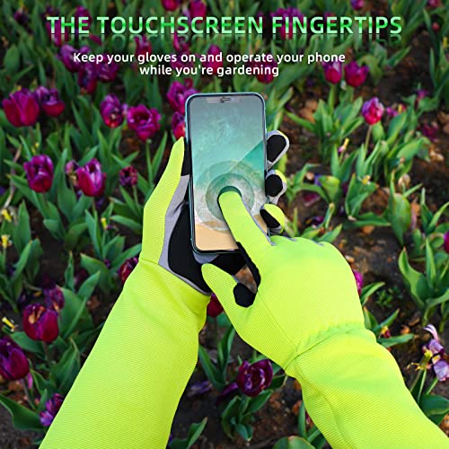 Meperez Puncture Proof Gardening Gloves, Safety Work, Thorn Proof, Long Sleeve, Women & Men, Rose Pruning, Hardy, Firm Grip #TOP2