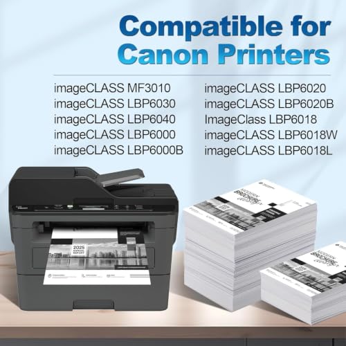 Image of 125 CRG125 Toner Cartridge Compatible for Canon 125 MF3010-2 Pack | Work with ImageClass MF3010 LBP6030w LBP6000 LBP6018 LBP6020 LBP6030 Printer | 125 Black Toner Cartridge