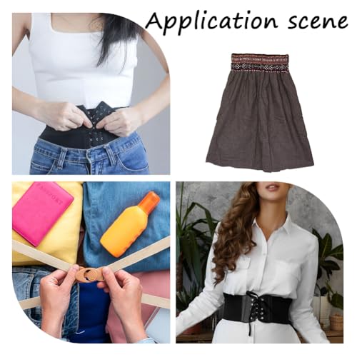 3.28 Yards 5.9 Inch Elastic Band Spool White Heavy Stretch High Elasticity Knit Strap Wide Flat Braid Sewing Elastic Bands for Sewing Making Waistband Underwear Pants Sportswear Accessories4