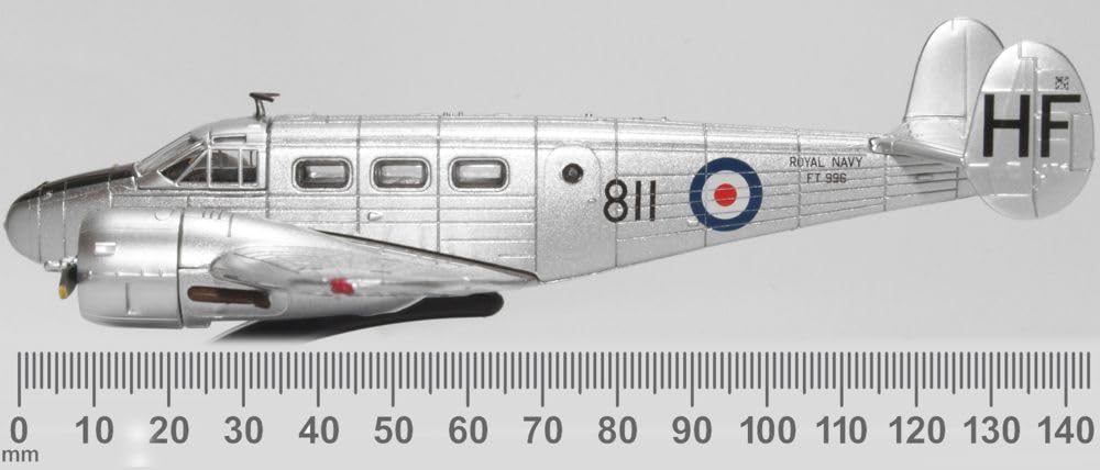 Oxford Diecast 72BE002 Twin Beech FT996-811-HF 728 Squadron RNAS Hal Far Malta 48