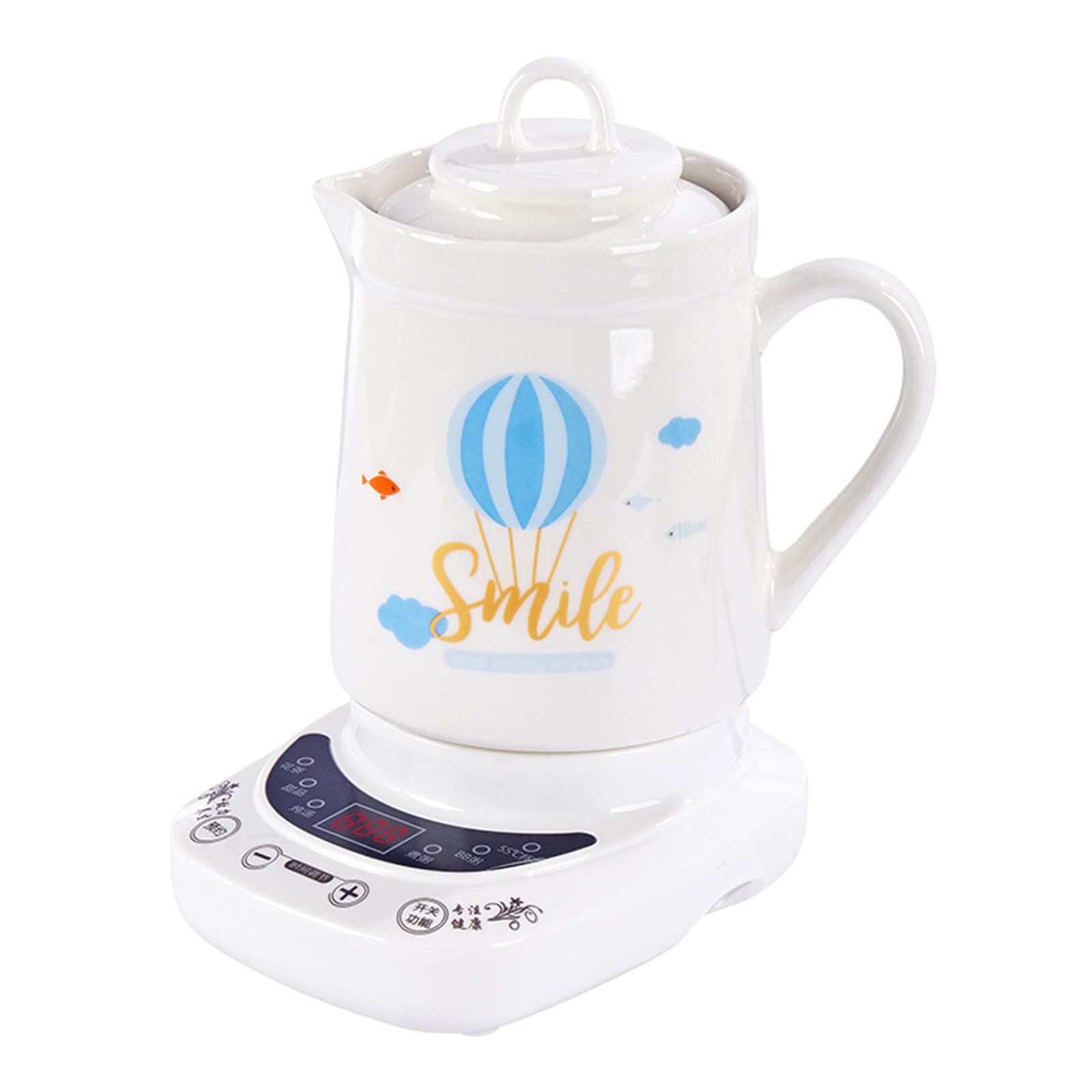 Tasse électrique multifonctionnelle céramique blanche LWZ mini