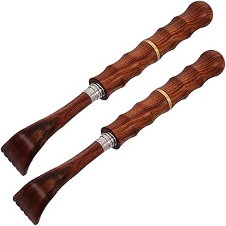 Toyvian 2 Rascadores De Espalda Extensibles De Sándalo Extensibles Portátiles para Mujer De Madera Marrón Claro