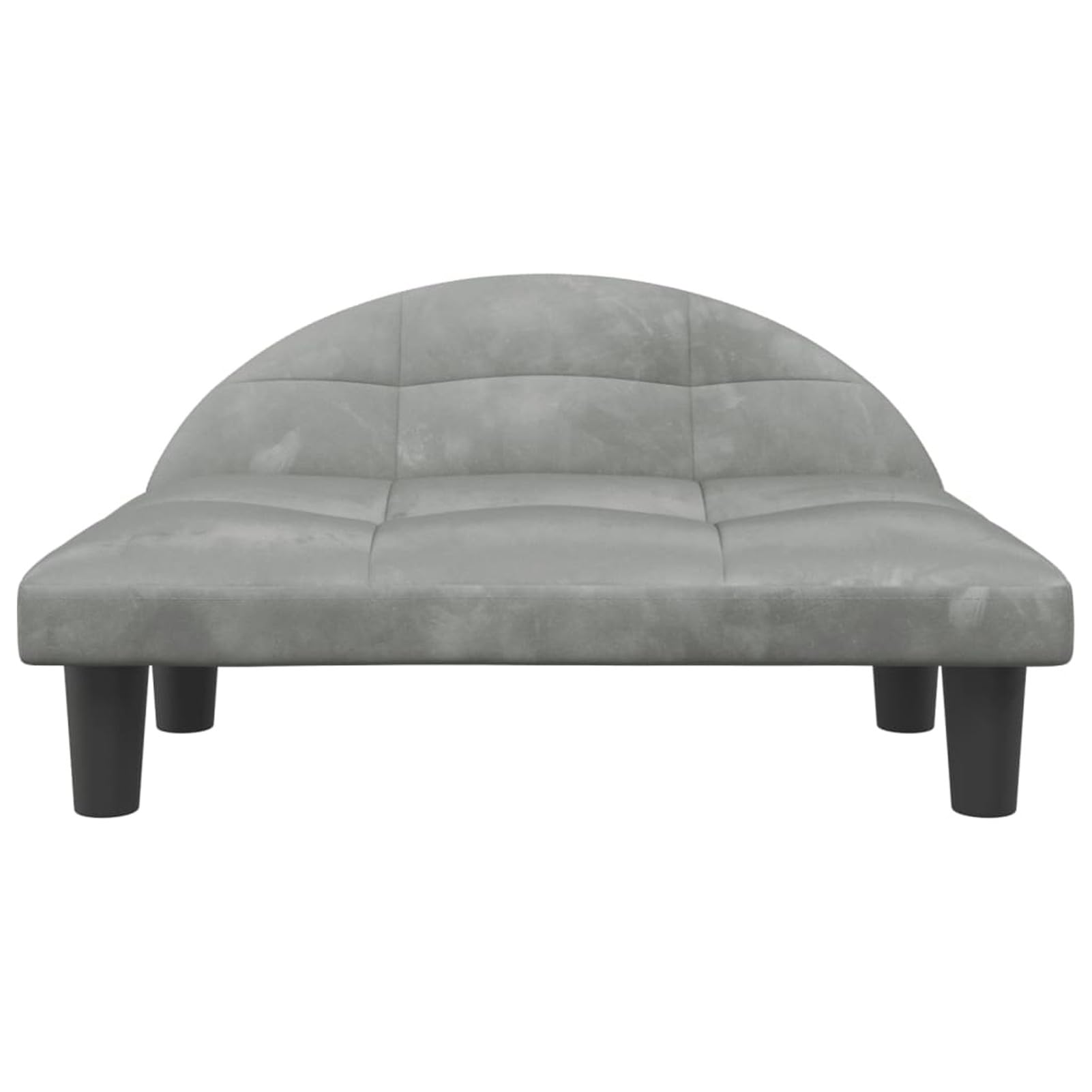 LAPOOH Lettino per Cani Grigio Chiaro 970x52x30 cm in Velluto,Articoli per Animali,Animali Domestici - Articoli,Articoli per Cani,Lettini per Cani(SPU:171939)