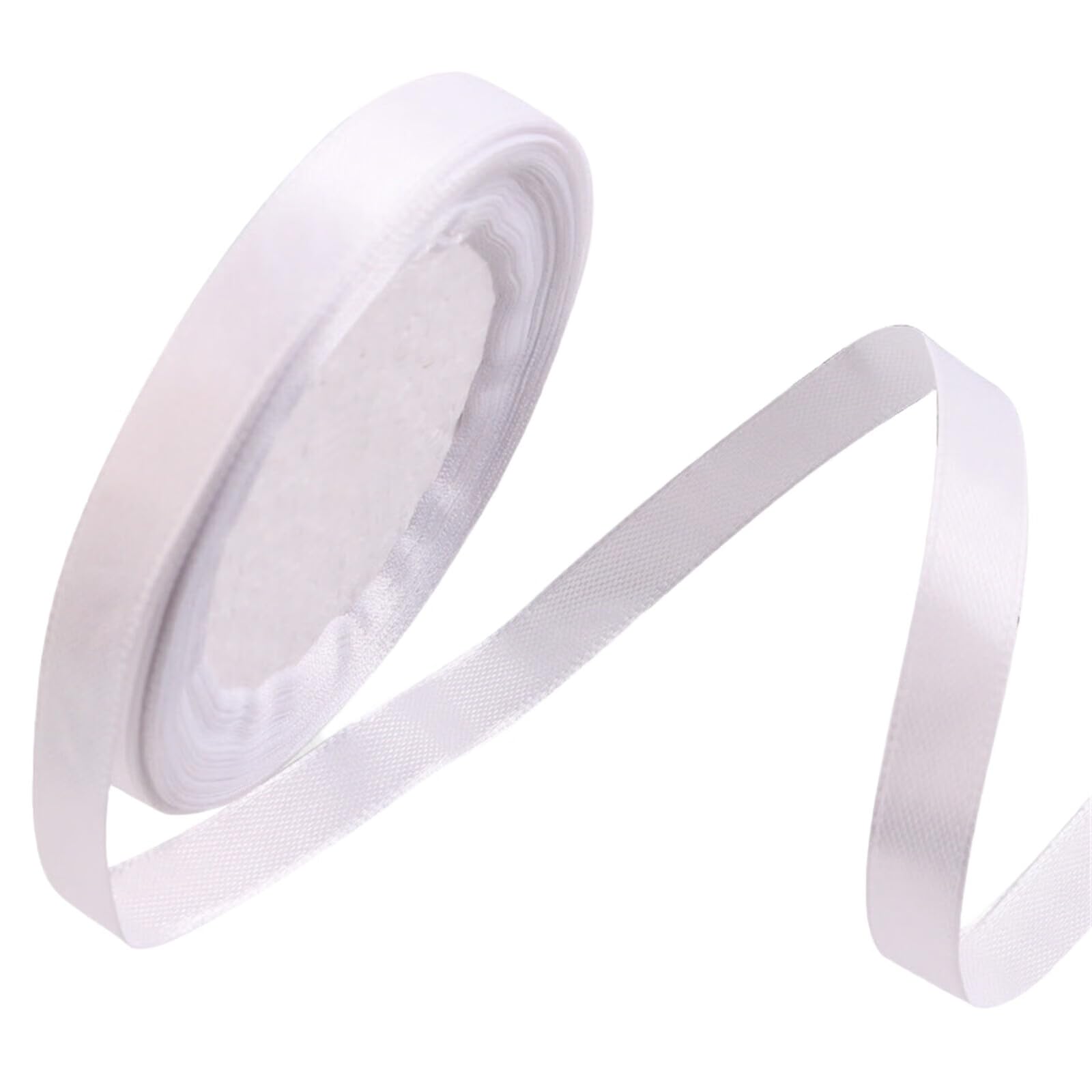 Buxuaaaa 2Rolls Wrapping Ribbon Christmas Ribbons for Christmas Bows Crafting Wrapping Wedding Party Decoration 2Rolls / Pack Invitation Card Ribbon