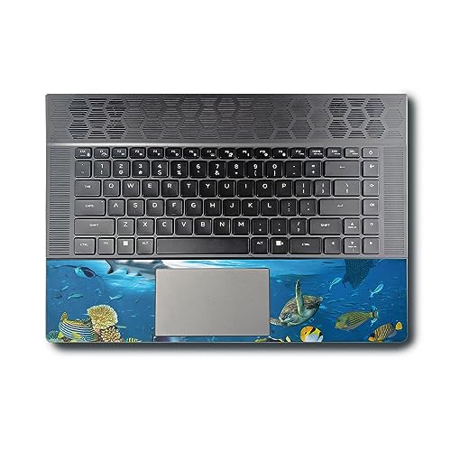 Image of MightySkins Skin Compatible with Alienware X16 R1 (2023) Full Wrap Kit - Below The Waves | Protective, Durable, and Unique Vinyl Decal wrap Cover | Easy to Apply & Change Styles | Made in The USA