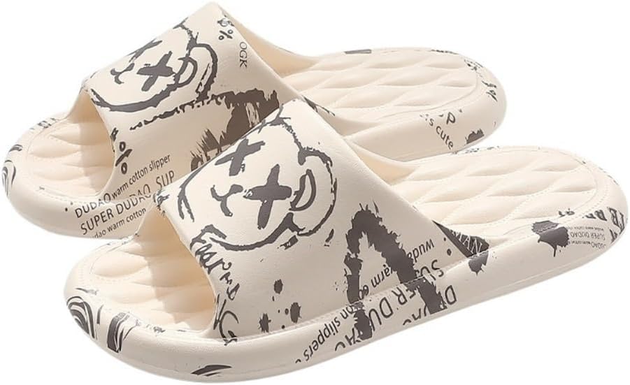 Sandals, Women's Breathable Summer Slippers - Lightweight Indoor Bathroom Slides Womens House Slippers(5)