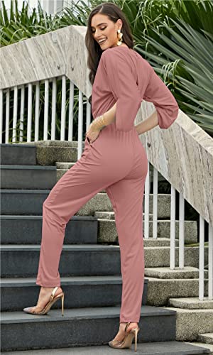 Image of KOH KOH Womens Short Sleeve Semi Formal Cocktail One Piece Jumpsuit Romper