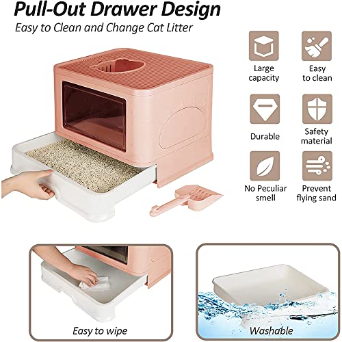 Lettiera Gatto Chiusa Grande con Paletta e