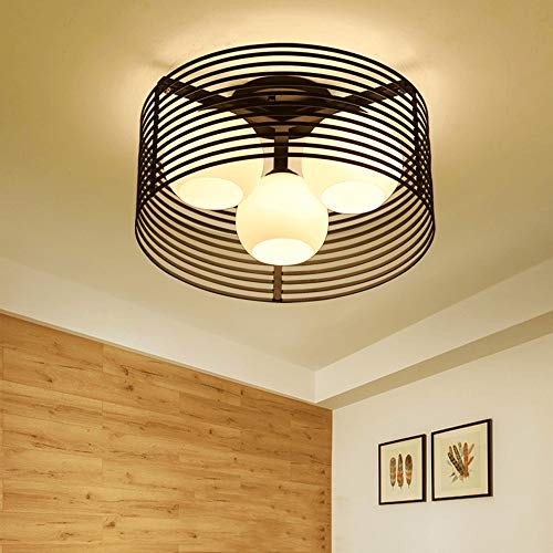Plafond Duplex 3 lumières - Suspension grand hall et lustre de mezzanine