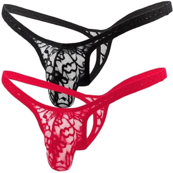 Tejasvi Enterprises Men Lace G-Strings Thong Brief (Pack of 2)-picture-47