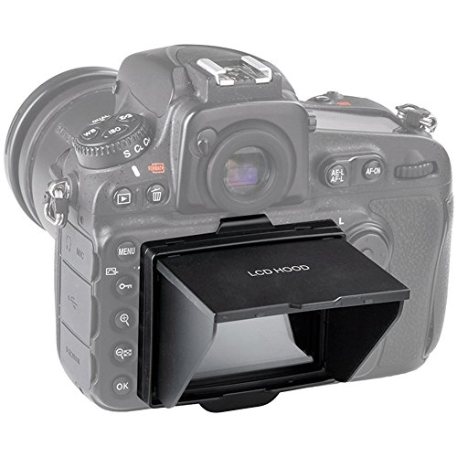 Stseetop Camera Lcd Sun Shade Sun Hood Camera Lcd Viewfinder Professional Optical Sunshade With Screen Protector For Nikon D800 D800E D810 D810A #TOP9