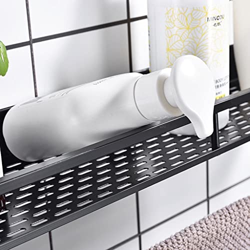 Étagère de salle de bain sans perforation pour éviter de trouer le carrelage mural