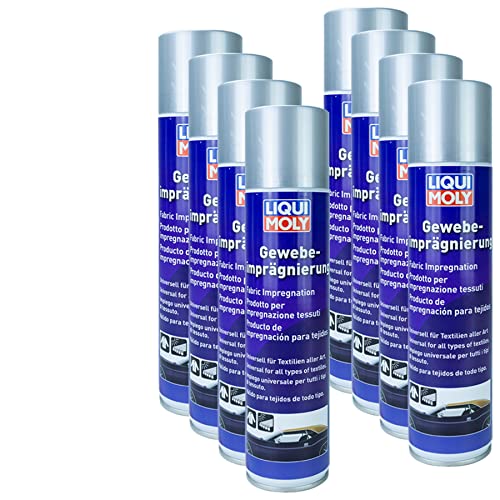8 x Liqui Moly 1594 de tissus imprégnation Spray imperméabilisant Cabriolet Toit 400 ml
