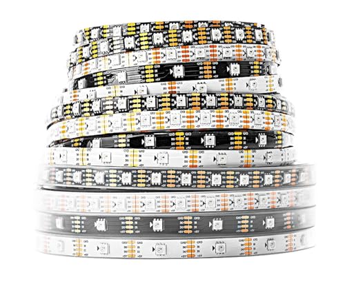 Tira LED WS2813 5m 60 LEDs IP67 PCB blanco miniatura 1