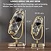 SuLiao Hourglass 30 Minutes Sand Timer, Large Retro Brass Rotating Sand Clock, Antique Black Sand Watch 30 Min, Unity Vintage Metal Hour Glass Sandglass for Home, Desk, Office Decor