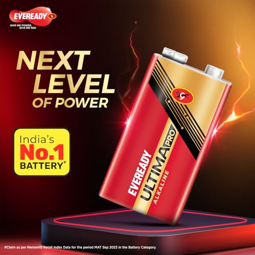 Image of Eveready ALK 9V Ultima Battery (Pack of 12 Strip)