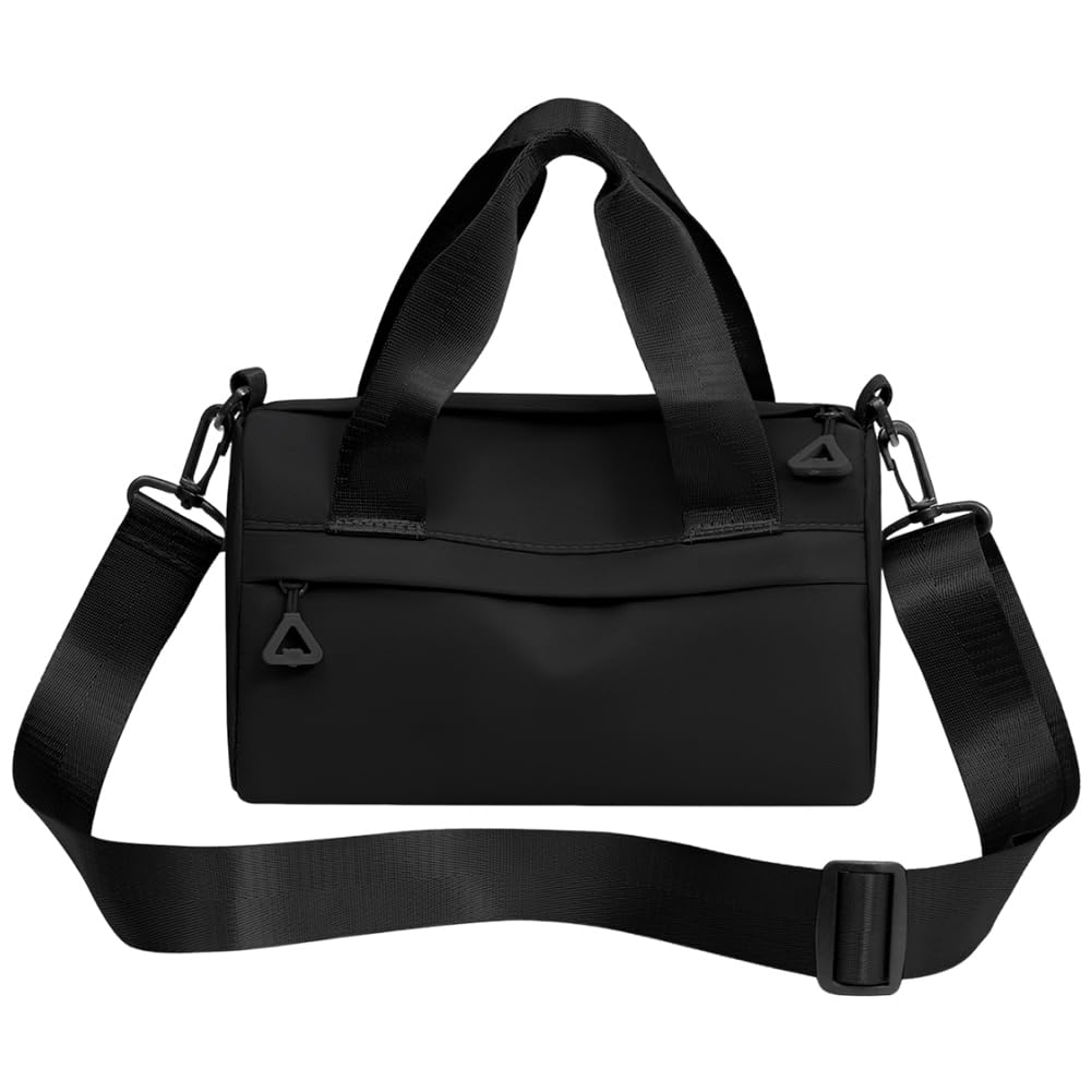 HICARRYMini Gym Bag, Nylon Mini Duffle Bag, Small Waterproof Crossbody Shoulder Bags Lightweight Zipper Gym Tote Bag with Adjustable Strap