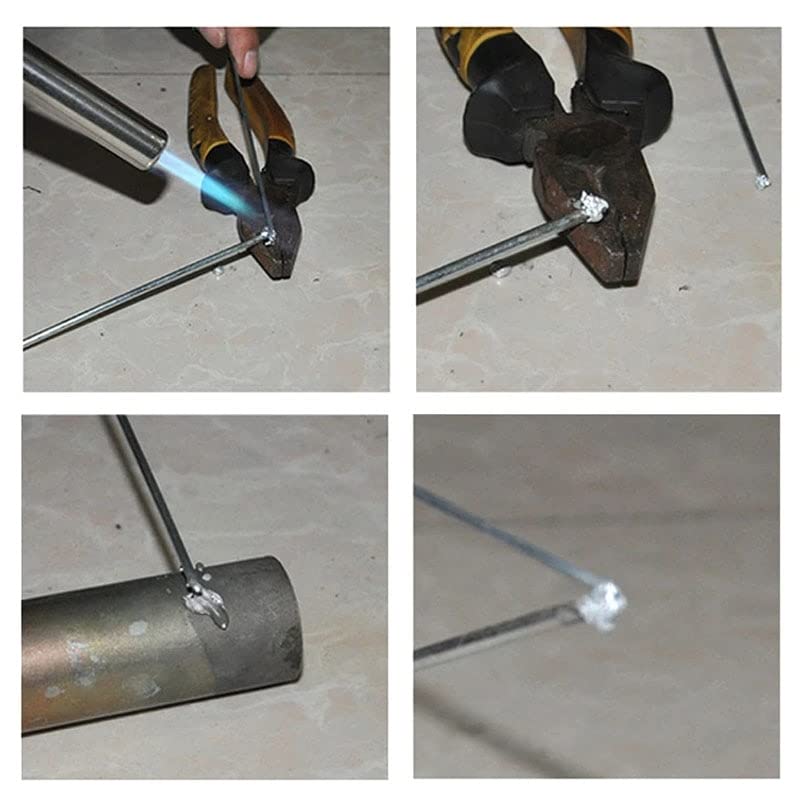 Varillas de soldadura de aluminio con núcleo fundente de fácil fusión - 10/20/30/50 piezas, 33 cm de longitud, alambre de soldadura de baja temperatura(2mm 50pcs)