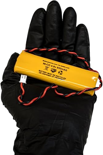 Miniatura 9 de Paquete de 5 unidades 0120859 Ni-CD AA 650mAh All Fit E1021R D-AA650Bx4 4.8V EJW-NI-CAD 800mah BYD D-AA650B-4 Señal de salida Luz de emergencia