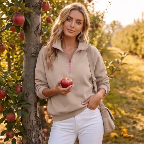 Oversized Hoodies for Women Lightweight Fleece Warm Pullover Tops - image 6