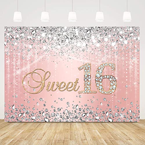 Fondo fotográfico Sweet 16 de 7x5ft miniatura 1